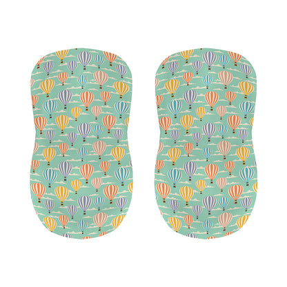 Retro Air Balloon Pattern Print Bar Stool Covers