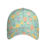 Retro Air Balloon Pattern Print Baseball Cap