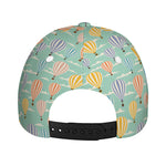 Retro Air Balloon Pattern Print Baseball Cap