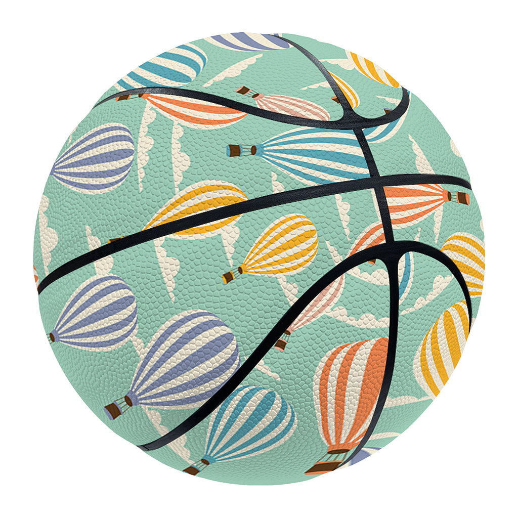Retro Air Balloon Pattern Print Basketball