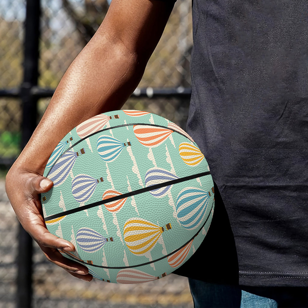 Retro Air Balloon Pattern Print Basketball