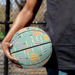Retro Air Balloon Pattern Print Basketball