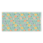 Retro Air Balloon Pattern Print Beach Towel