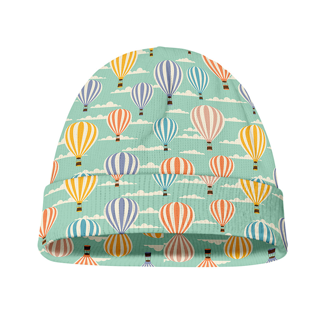 Retro Air Balloon Pattern Print Beanie