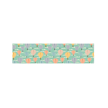 Retro Air Balloon Pattern Print Bed Runner