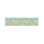 Retro Air Balloon Pattern Print Bed Runner