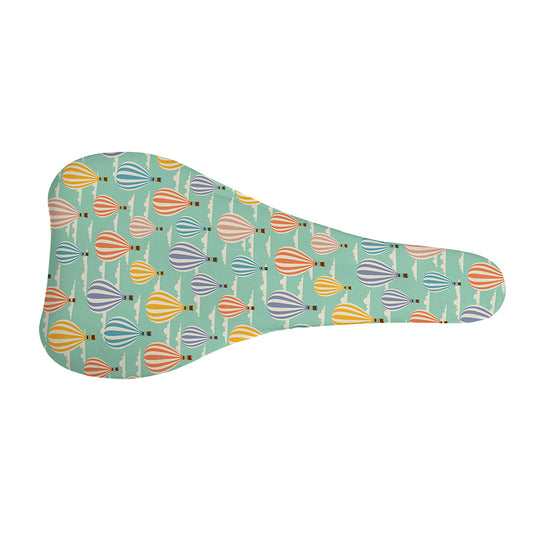 Retro Air Balloon Pattern Print Bicycle Seat Cover