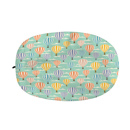 Retro Air Balloon Pattern Print Car Side Mirror Covers