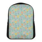 Retro Air Balloon Pattern Print Casual Backpack