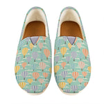 Retro Air Balloon Pattern Print Casual Shoes