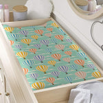 Retro Air Balloon Pattern Print Changing Pad Cover