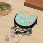 Retro Air Balloon Pattern Print Coin Purse