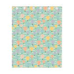 Retro Air Balloon Pattern Print Curtain