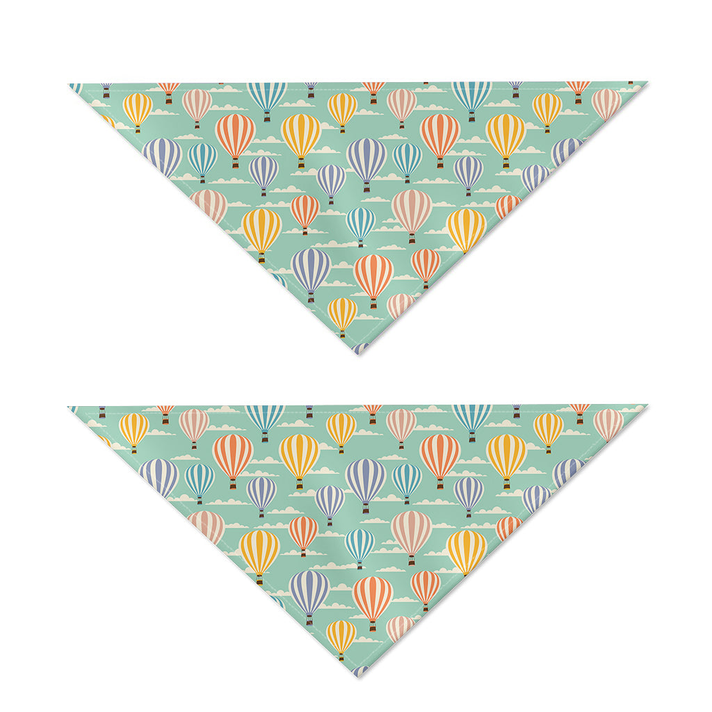 Retro Air Balloon Pattern Print Dog Bandana