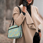Retro Air Balloon Pattern Print Double Strap Bible Bag