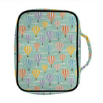 Retro Air Balloon Pattern Print Front Pocket Bible Bag