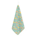 Retro Air Balloon Pattern Print Hand Towel