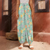 Retro Air Balloon Pattern Print Harem Pants