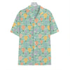 Retro Air Balloon Pattern Print Hawaiian Shirt