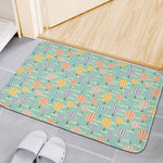 Retro Air Balloon Pattern Print Indoor Door Mat