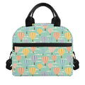 Retro Air Balloon Pattern Print Insulated Lunch Bag