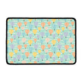 Retro Air Balloon Pattern Print Kitchen Mat