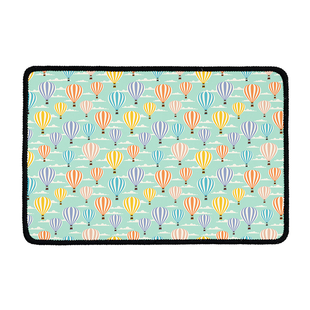 Retro Air Balloon Pattern Print Kitchen Mat