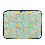 Retro Air Balloon Pattern Print Laptop Sleeve