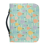 Retro Air Balloon Pattern Print Leather Bible Cover