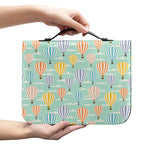 Retro Air Balloon Pattern Print Leather Bible Cover