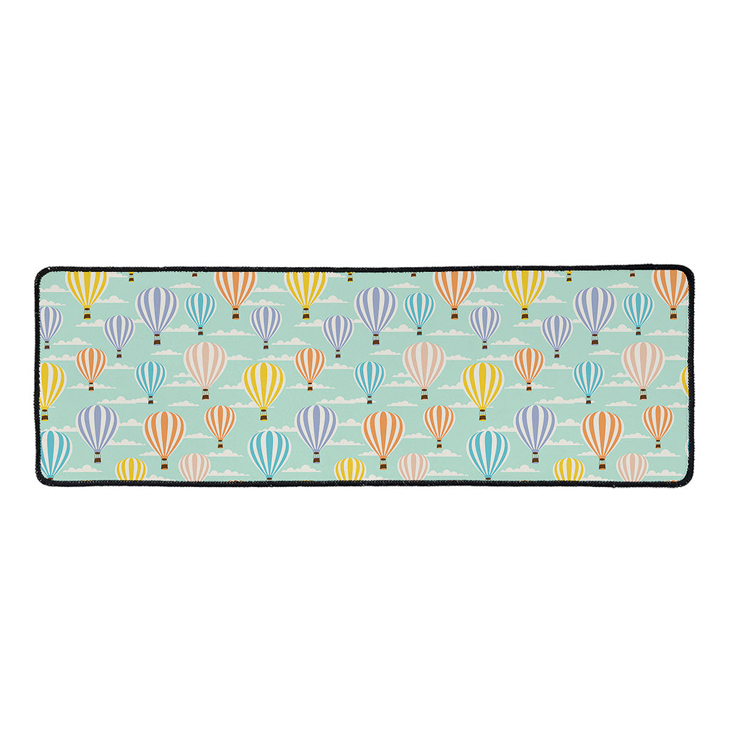Retro Air Balloon Pattern Print Long Kitchen Mat