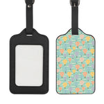 Retro Air Balloon Pattern Print Luggage Tag