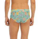 Retro Air Balloon Pattern Print Men's Briefs
