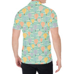 Retro Air Balloon Pattern Print Men's Shirt