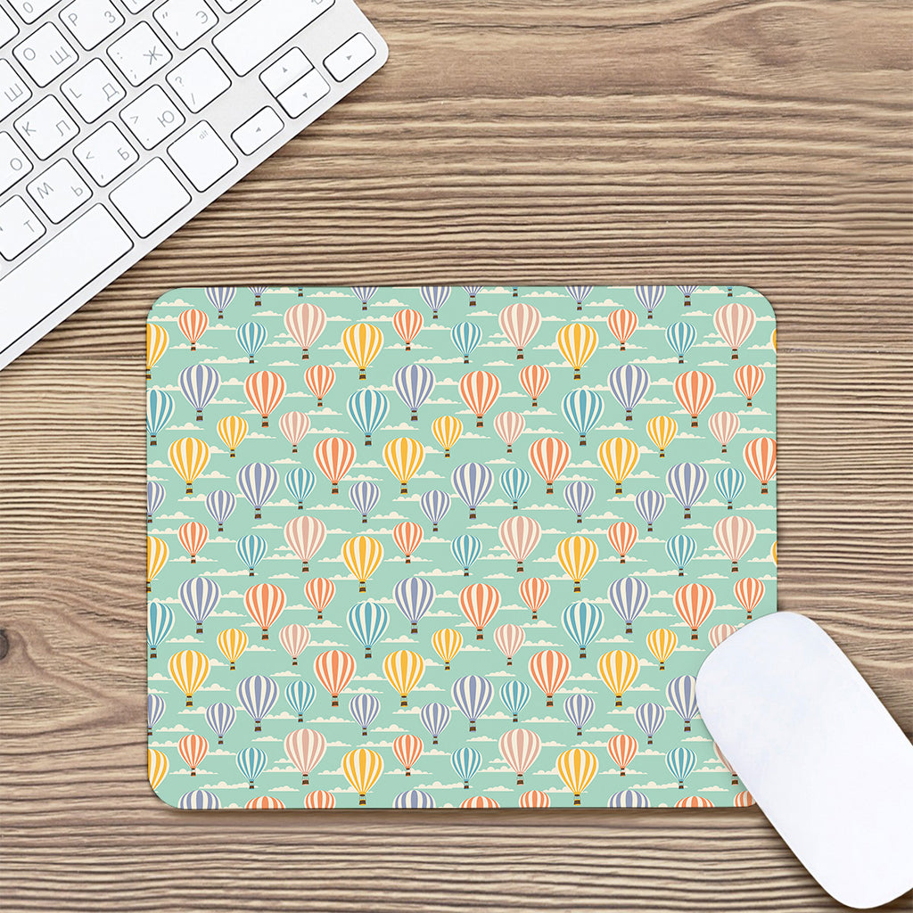 Retro Air Balloon Pattern Print Mouse Pad