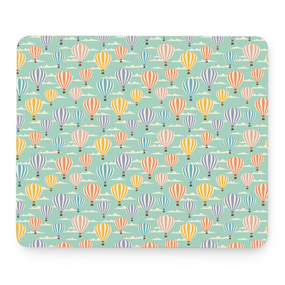 Retro Air Balloon Pattern Print Mouse Pad