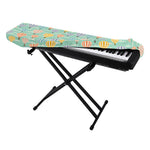 Retro Air Balloon Pattern Print Piano Keyboard Cover