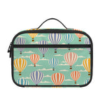 Retro Air Balloon Pattern Print Portable Lunch Bag