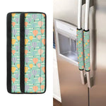 Retro Air Balloon Pattern Print Refrigerator Handle Covers