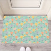 Retro Air Balloon Pattern Print Rubber Doormat