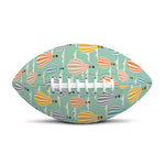 Retro Air Balloon Pattern Print Rugby Ball