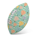 Retro Air Balloon Pattern Print Rugby Ball
