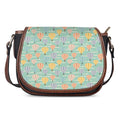 Retro Air Balloon Pattern Print Saddle Bag