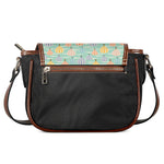 Retro Air Balloon Pattern Print Saddle Bag