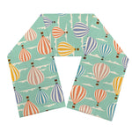 Retro Air Balloon Pattern Print Scarf