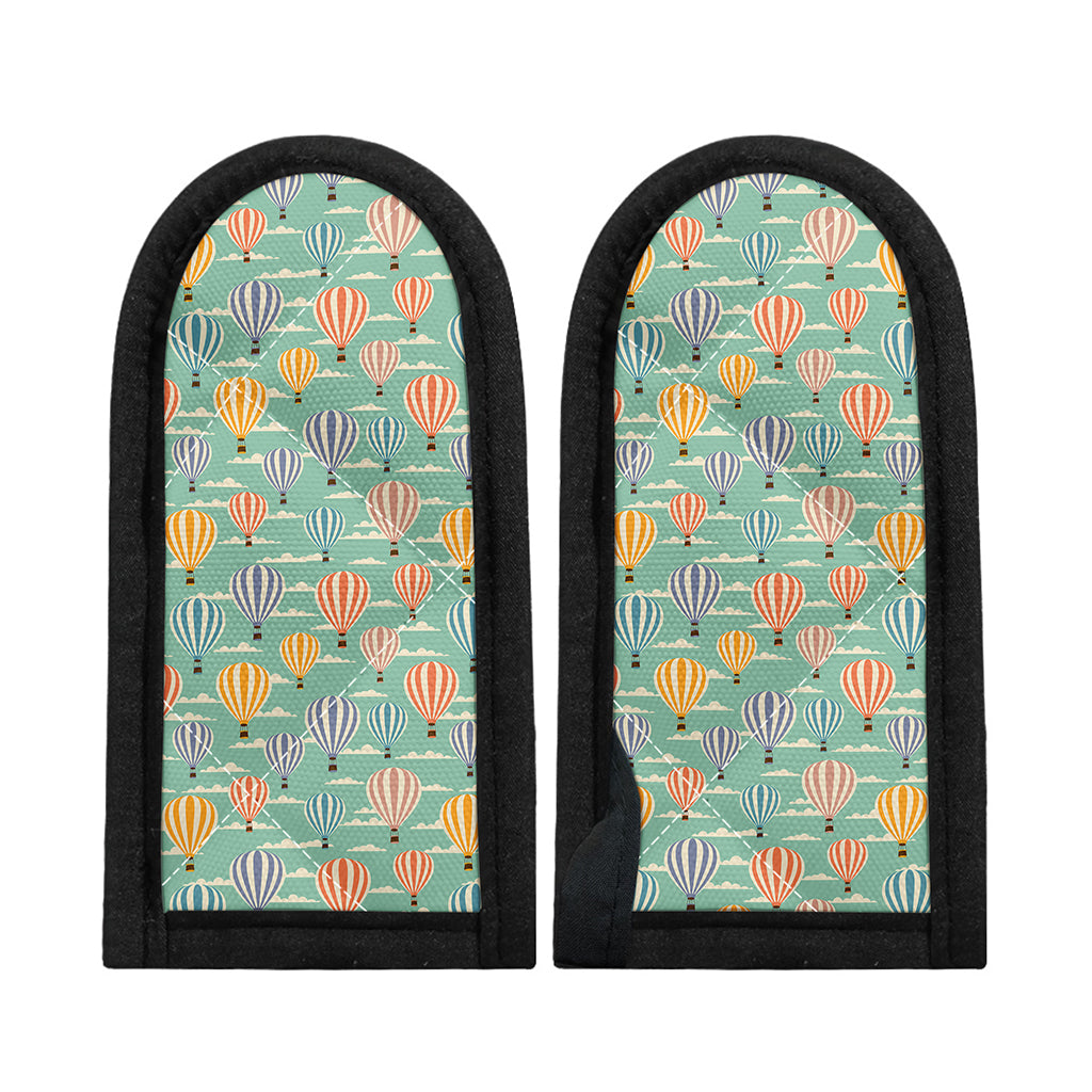 Retro Air Balloon Pattern Print Skillet Handle Cover