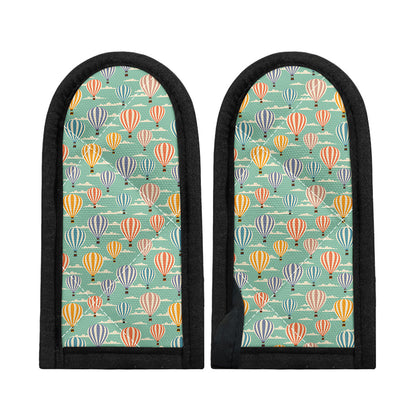 Retro Air Balloon Pattern Print Skillet Handle Cover