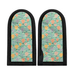 Retro Air Balloon Pattern Print Skillet Handle Cover