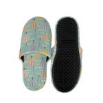 Retro Air Balloon Pattern Print Slippers
