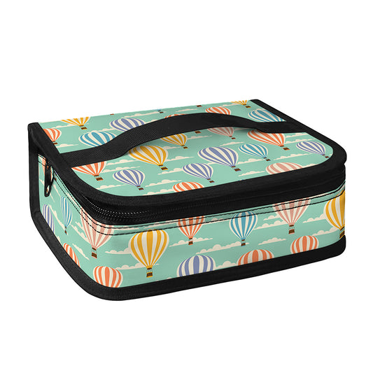 Retro Air Balloon Pattern Print Small Lunch Bag